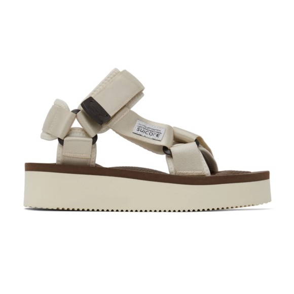SUICOKE DEPA-2PO Sandals - White & Brown - W8 (EU 38) - Picture 4 of 4
